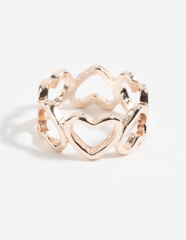 Rose Gold Heart Ring