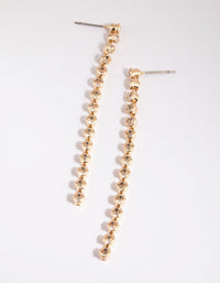 Gold Diamante Drop Earrings - link has visual effect only