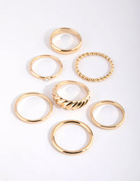 Gold Diamante Ring Pack - link has visual effect only