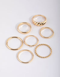 Gold Diamante Ring Pack - link has visual effect only