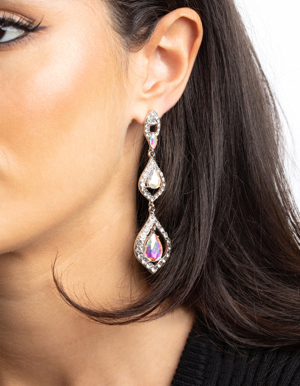 Silver Teardrop Earrings