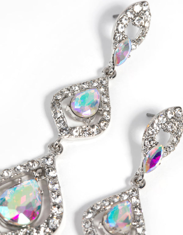 Silver Teardrop Earrings