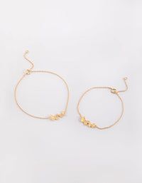 Gold Plated Butterfly Bracelet - link has visual effect only