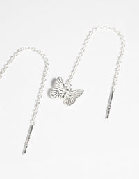 Sterling Silver Butterfly Threader Earrings - link has visual effect only