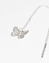 Sterling Silver Butterfly Threader Earrings - link has visual effect only