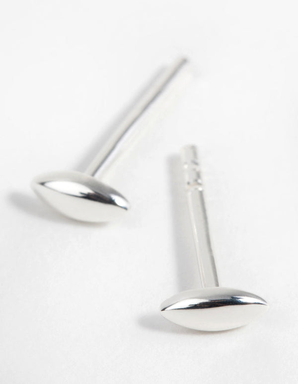Sterling Silver Seedling Stud Earrings