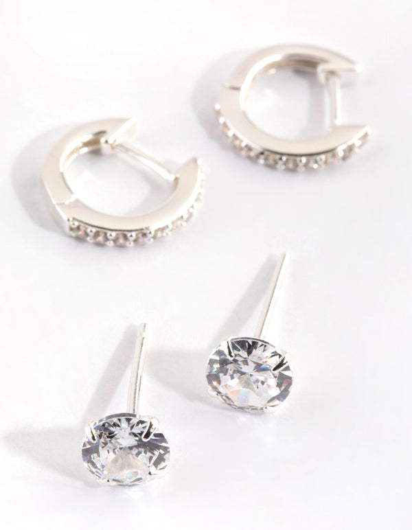 Sterling Silver Cubic Zirconia Stack Pack