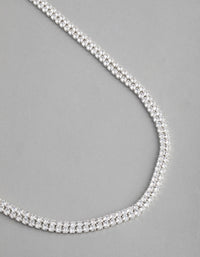 Silver Cubic Zirconia Belt - link has visual effect only