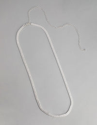 Silver Cubic Zirconia Belt - link has visual effect only