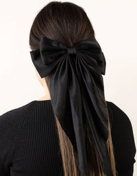 Black Bow Clip - link has visual effect only