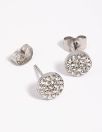 Surgical Steel Diamante Stud Earrings - link has visual effect only