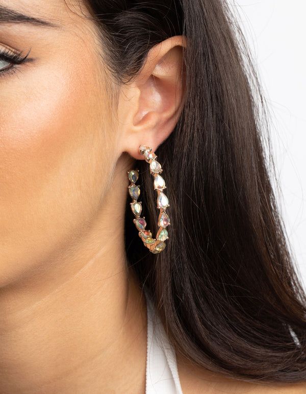 Rose Gold Hoop Earrings
