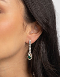 Gold Teardrop Necklace and Earrings Set - link has visual effect only