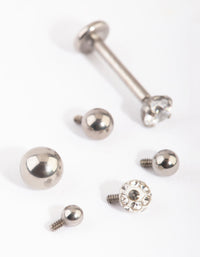 Titanium Ball Flat Back Pack - link has visual effect only