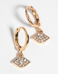 Gold Evil Eye Huggie Hoop Earrings - link has visual effect only
