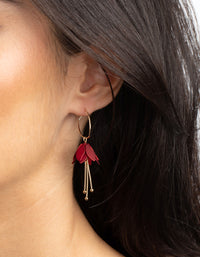 Mini Flower Drop Earrings - link has visual effect only