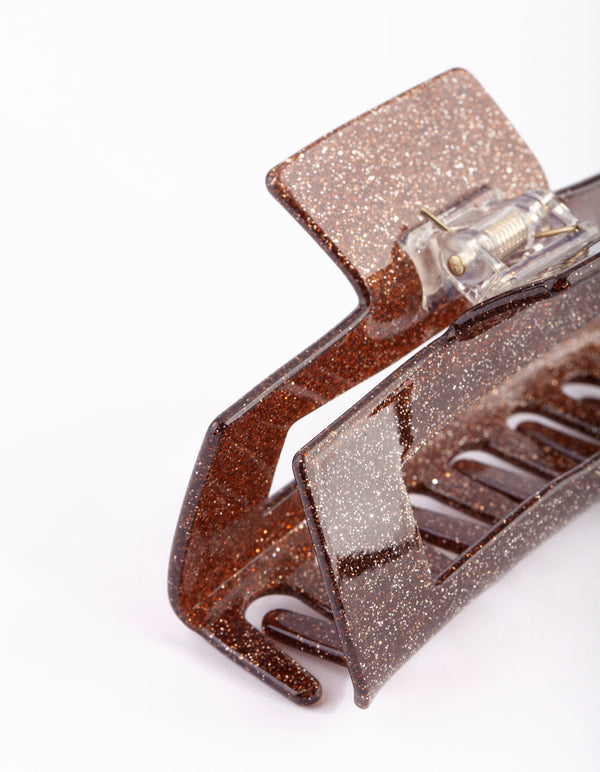 Rectangular Glitter Claw