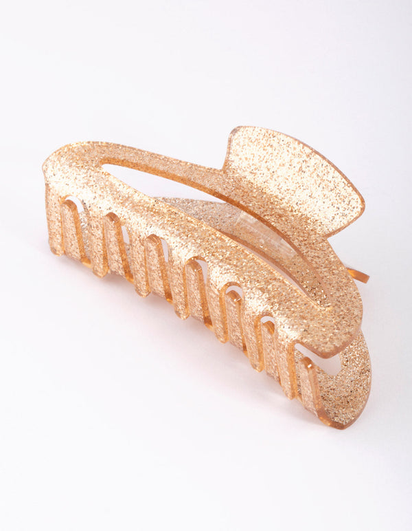 Gold Half Circle Claw