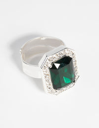 Green Cocktail Ring - link has visual effect only
