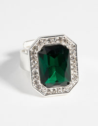 Green Cocktail Ring - link has visual effect only