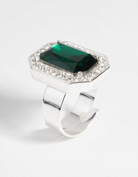 Green Cocktail Ring - link has visual effect only