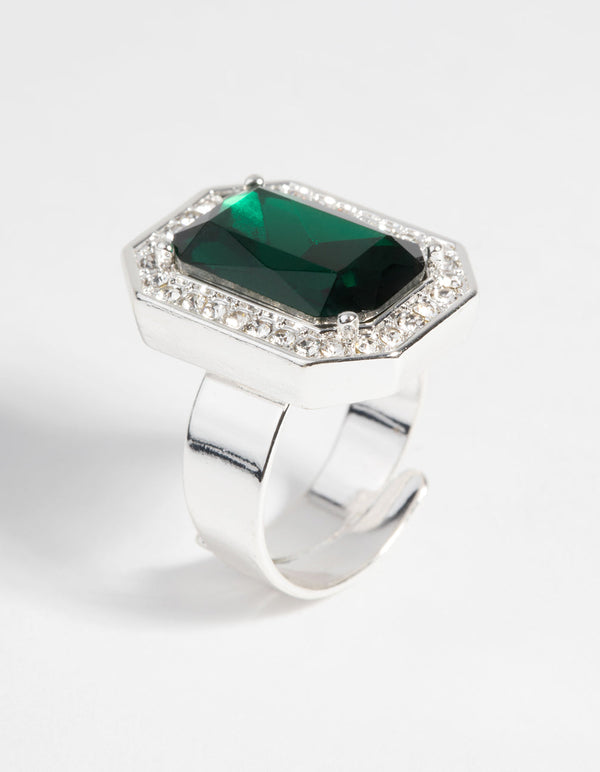 Green Cocktail Ring