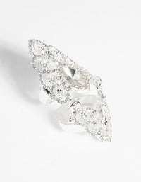 Silver Hinge Ring - link has visual effect only