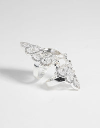 Silver Hinge Ring - link has visual effect only