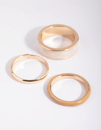 Gold Marble Ring Pack - link has visual effect only