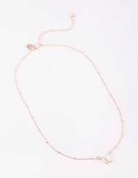 Rose Gold Butterfly Necklace - link has visual effect only