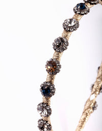Thread Wrapped Diamante Alice Band - link has visual effect only