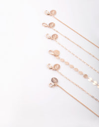 Rose Gold Cross Choker Necklace - link has visual effect only