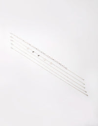 Silver Butterfly Choker Necklace - link has visual effect only
