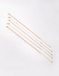 Gold Pearl Choker Necklace - link has visual effect only