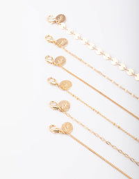 Gold Cross Choker Necklace - link has visual effect only