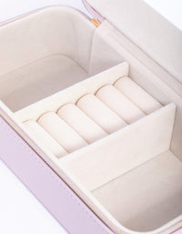 Large Rectangular Blush Jewellery Box - link has visual effect only