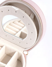 Small Round Lilac Jewellery Box - link has visual effect only