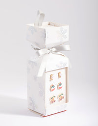 Gold Cherry and Sweets Stud Earring Pack - link has visual effect only