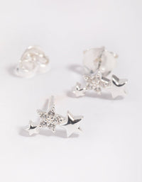Sterling SIlver Star Stud Earrings - link has visual effect only