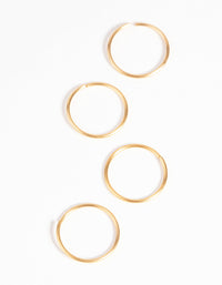 Gold-Plated Surgical Steel Nose Ring Pack - link has visual effect only
