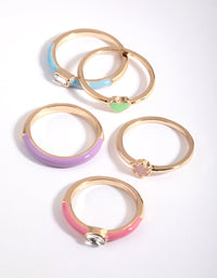 Pastel Fun Ring Pack - link has visual effect only