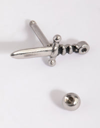Surgical Steel Dagger Barbell Studs - link has visual effect only