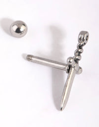 Surgical Steel Dagger Barbell Studs - link has visual effect only