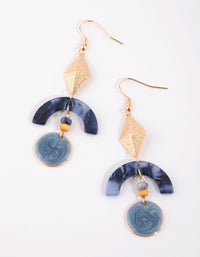 Blue Kite Drop Earrings - link has visual effect only