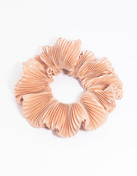Blush Pleated Scrunchie - link has visual effect only