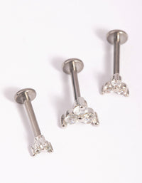 钛方晶锆石花卉扁平背包 - link has visual effect only