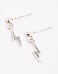Sterling Silver Bolt Stud Earrings - link has visual effect only