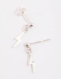 Sterling Silver Bolt Stud Earrings - link has visual effect only