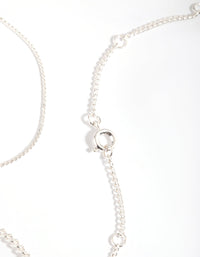Silver Geometric Bracelet and Anklet Pack - link has visual effect only