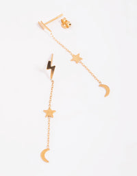 Gold Plated Sterling Silver Sky Drop Earrings - link has visual effect only